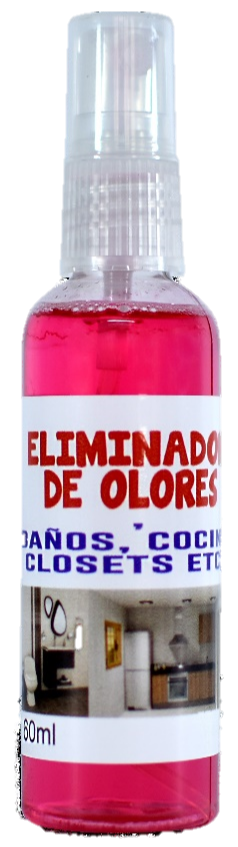 Eliminador de olores para baños y cocinas
